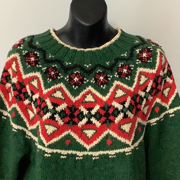 HANDKNIT~Ninon de Lenclos Sweater (M/L/ - Picture 4 of 10